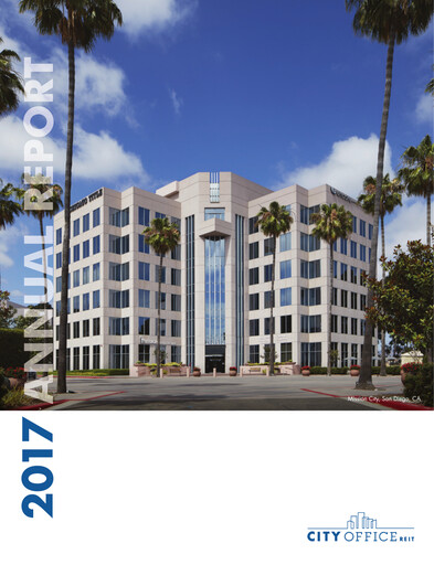 Thumbnail City Office REIT
 Annual Report 2017