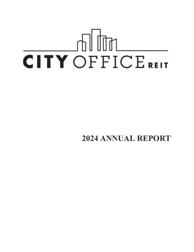 Thumbnail City Office REIT
 Annual Report 2024