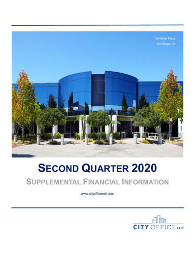 Thumbnail City Office REIT
 Quarterly Report 2020-q2