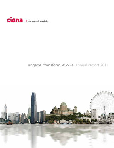 Thumbnail Ciena Annual Report 2011