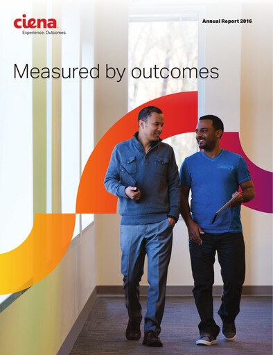 Thumbnail Ciena Annual Report 2016