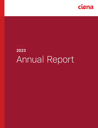 Thumbnail Ciena Annual Report 2023