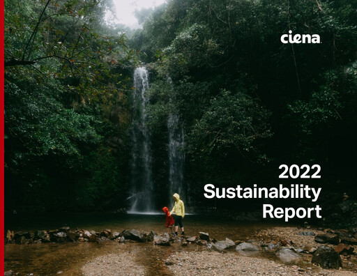 Thumbnail Ciena Sustainability Report 2022