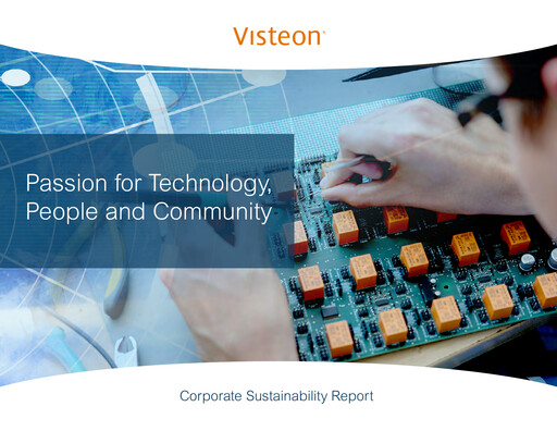 Thumbnail Visteon Sustainability Report 2020