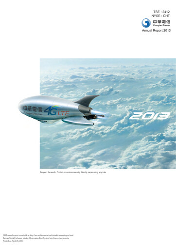 Thumbnail Chunghwa Telecom Annual Report 2013