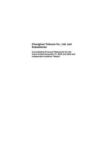 Thumbnail Chunghwa Telecom Financial Statement 2025