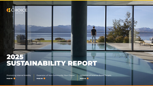 Thumbnail Choice Hotels International Sustainability Report 2025