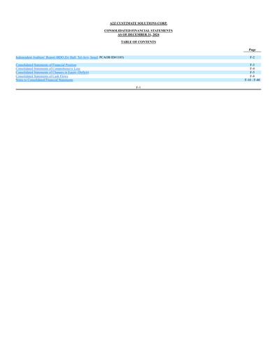 Thumbnail A2Z Cust2Mate Solutions Financial Statement 2024