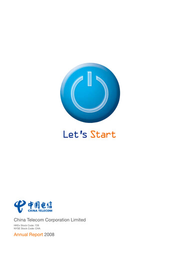 Vorschaubild China Telecom Jahresbericht 2008