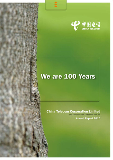 Vorschaubild China Telecom Jahresbericht 2010