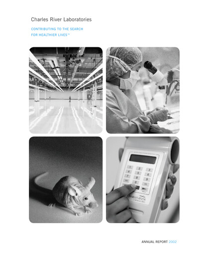 Thumbnail Charles River Laboratories
 Annual Report 2002
