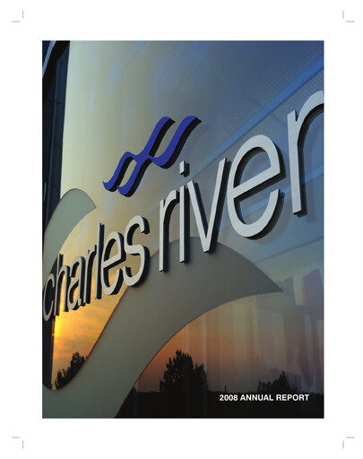 Thumbnail Charles River Laboratories
 Annual Report 2008