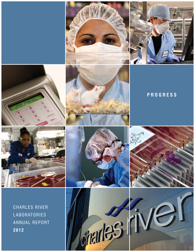 Thumbnail Charles River Laboratories
 Annual Report 2012
