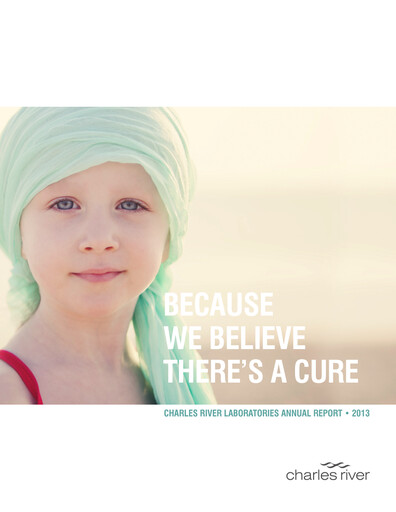 Thumbnail Charles River Laboratories
 Annual Report 2013
