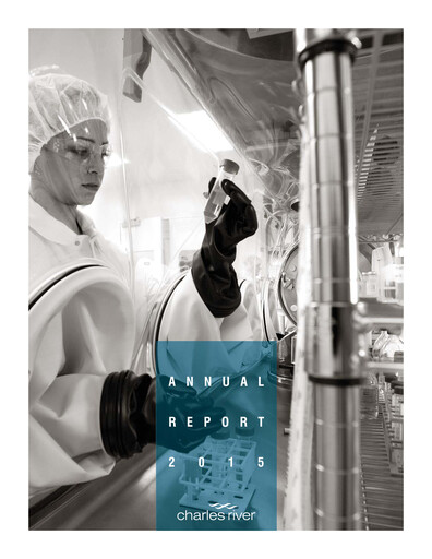 Thumbnail Charles River Laboratories
 Annual Report 2015