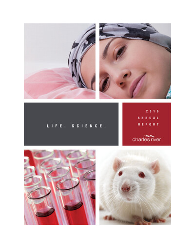 Thumbnail Charles River Laboratories
 Annual Report 2016