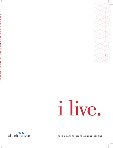 Thumbnail Charles River Laboratories
 Annual Report 2019