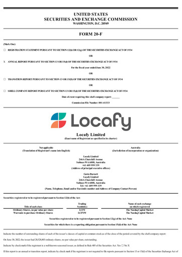 Miniature Locafy Rapport annuel 2022
