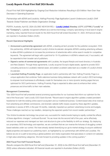 Thumbnail Locafy Half-year Report 2024-h1