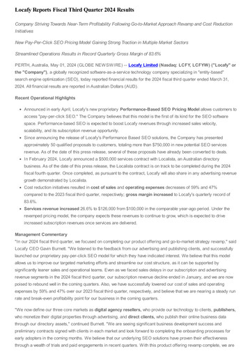 Miniature Locafy Rapport trimestriel 2024-q3