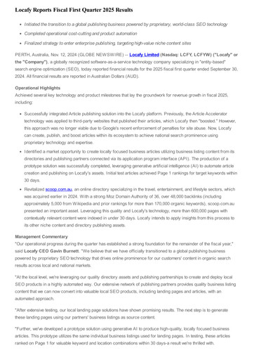 Miniature Locafy Rapport trimestriel 2025-q1