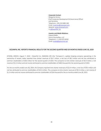 Thumbnail OceanPal Quarterly Report 2024-q2