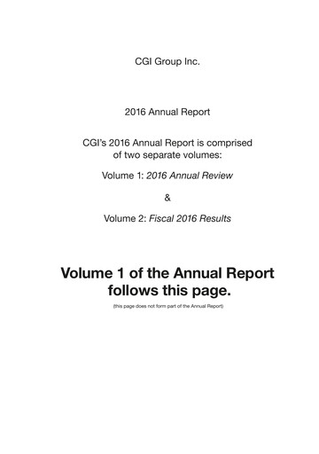 Thumbnail CGI Annual Report 2016