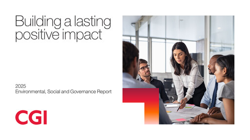 Vorschaubild CGI ESG-Bericht 2025