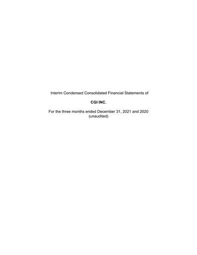 Thumbnail CGI Financial Statement 2022-q1