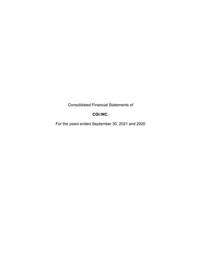 Thumbnail CGI Financial Statement fy2021