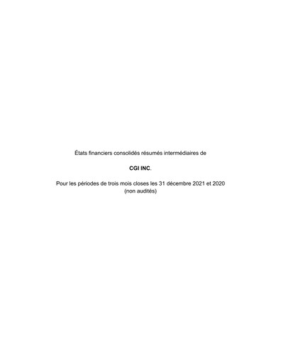 Thumbnail CGI Financial Statement 2022-q1