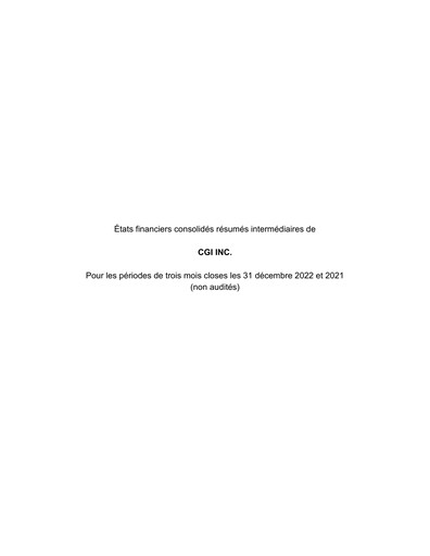 Thumbnail CGI Financial Statement 2023-q1