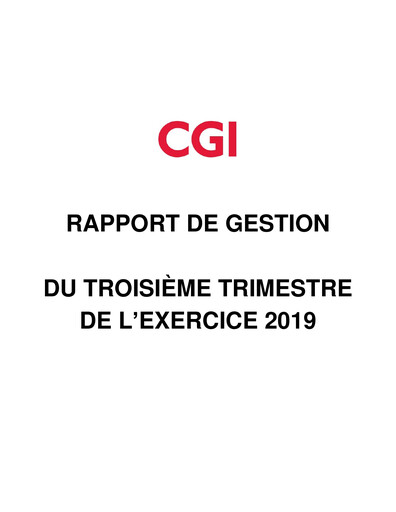 Thumbnail CGI Quarterly Report 2019-q3