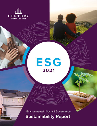 Thumbnail Century Communities
 ESG Report 2020