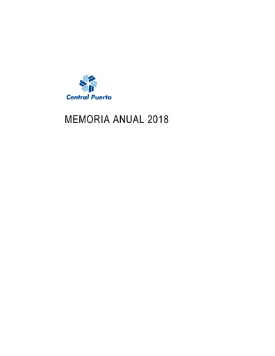 Thumbnail Central Puerto
 Annual Report 2018