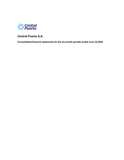 Thumbnail Central Puerto
 Financial Statement 2026-h1