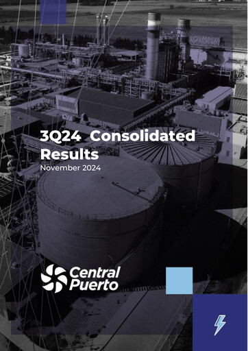 Miniature Central Puerto
 Rapport trimestriel 2024-q3