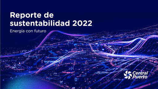 Thumbnail Central Puerto
 Sustainability Report 2022