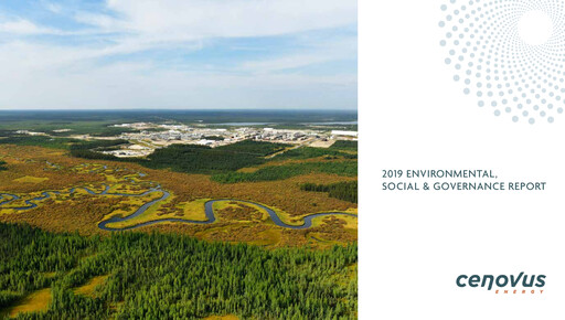 Thumbnail Cenovus Energy
 ESG Report 2019