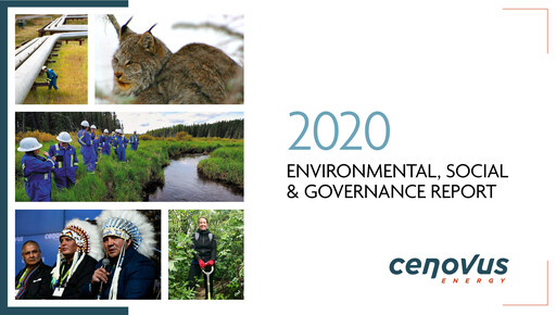 Thumbnail Cenovus Energy
 ESG Report 2020