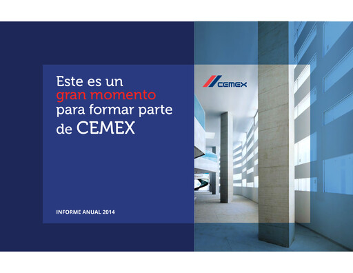 Thumbnail Cemex Annual Report 2014