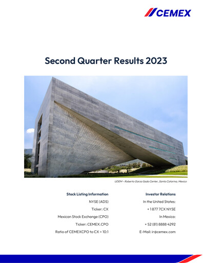 Thumbnail Cemex Quarterly Report 2023-q2