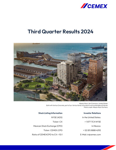 Thumbnail Cemex Quarterly Report 2024-q3