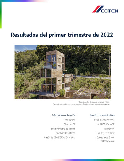 Vorschaubild Cemex Quartalsbericht 2022-q1