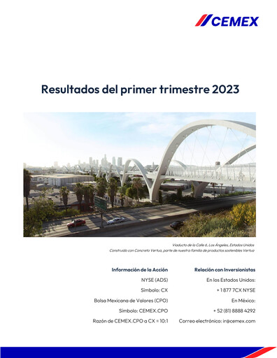 Vorschaubild Cemex Quartalsbericht 2023-q1