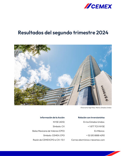 Vorschaubild Cemex Quartalsbericht 2024-q2