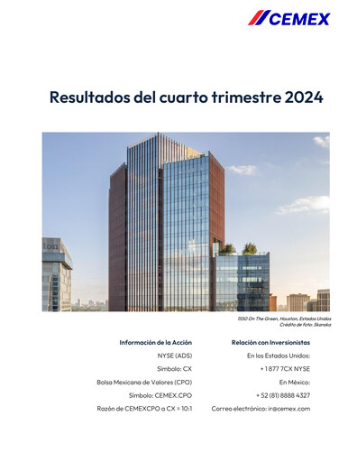 Vorschaubild Cemex Quartalsbericht 2024-q4