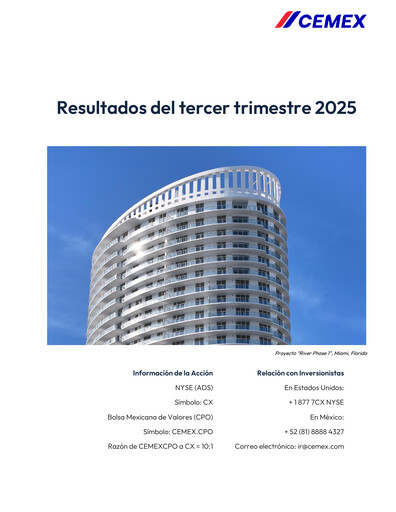 Vorschaubild Cemex Quartalsbericht 2025-q3