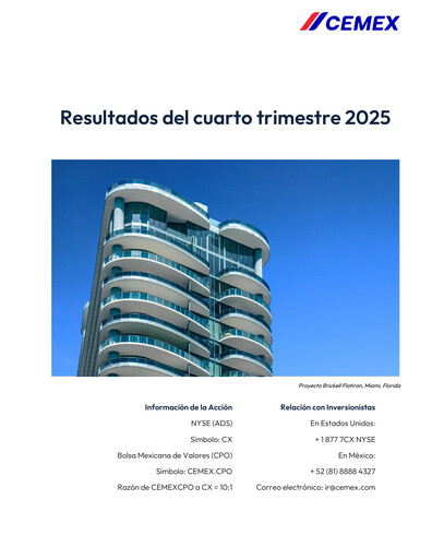Thumbnail Cemex Quarterly Report 2025-q4