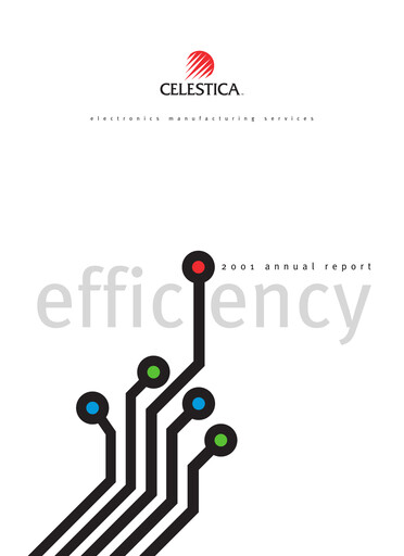 Thumbnail Celestica Annual Report 2001
